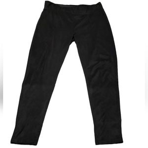 Black Faux Suede Like Seven 7 Leggings sz Large